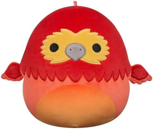 Squishmallows 8 Inch Harry Potter Fawkes The Phoenix - Officially Licensed Kellytoy Plush - Collectible Soft & Squishy Stuffed Animal Toy - Add