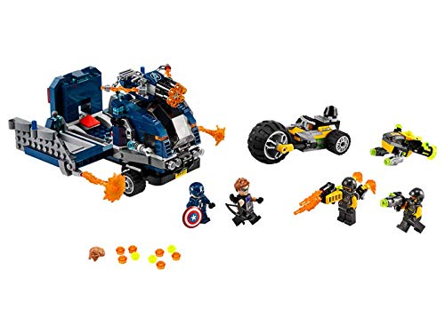 LEGO Marvel Avengers Truck Take-Down 76143 Captain America and Hawkeye Superhero Action, Cool Minifigures and Vehicles (477 Pieces)