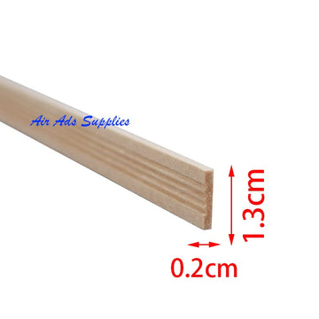 1:12 Scale Dollhouse Miniature Furniture Line Wood Finishing Trim Wood Molding L11.8; W0.5 /Lot 10 Pieces