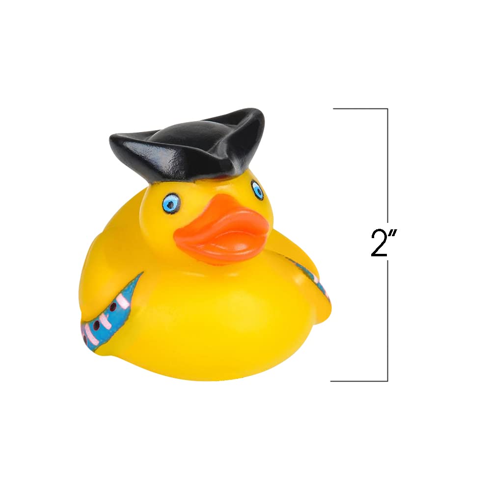 ArtCreativity 12 Pcs Pirate Rubber Ducks - 2 Inch Pirate Ducks for Jeeps, Pirate Party Favors & Decorations, Cute Rubber Ducks Pirate Toys for Bath