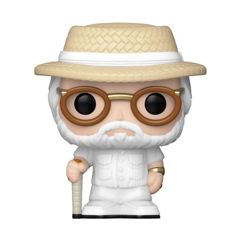 Funko Bitty Pop! Jurassic Park: John Hammond, Tyrannosaurus Fossil, Stygimoloch, and Velociraptor, with a 1 in 6 Chance for a Mystery Figure - 0.9