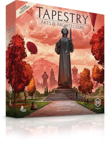 Stonemaier Games: Tapestry: Arts & Architecture Expansion by Jamey Stegmaier & Mike Young | Add to Tapestry | New Capital City Mats, Advancement