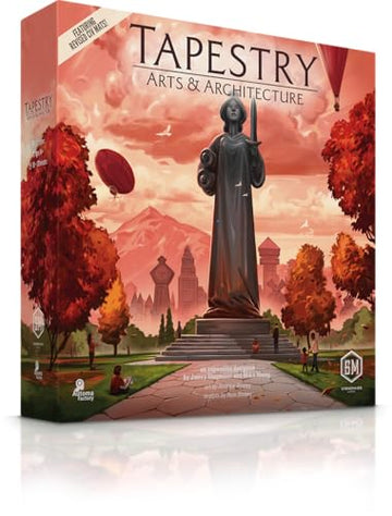 Stonemaier Games: Tapestry: Arts & Architecture Expansion by Jamey Stegmaier & Mike Young | Add to Tapestry | New Capital City Mats, Advancement