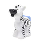 Fisher-Price Replacement Part for Collectible Little People Zoo Animals Playset 77984 - Replacement Black and White Zebra Figure with Blue Bow on Tail