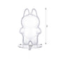 Hard Shell Display Case for Labubu 4.0 Pin for Love - Anti-Collapse Standing Protector with Anti-Lost Secure Rope - Dust-Proof Scratch-Resistant