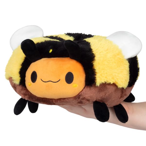Squishable - Mini Donut Bee - SynthiSquish Collection - 9 in - Soft Toy Collectible Stuffed Animal