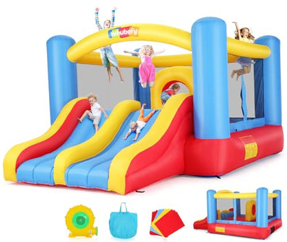 Whubefy 12.6FTx9FT Large Inflatable Bounce House for Kids 3-6 Big Kids 8-12