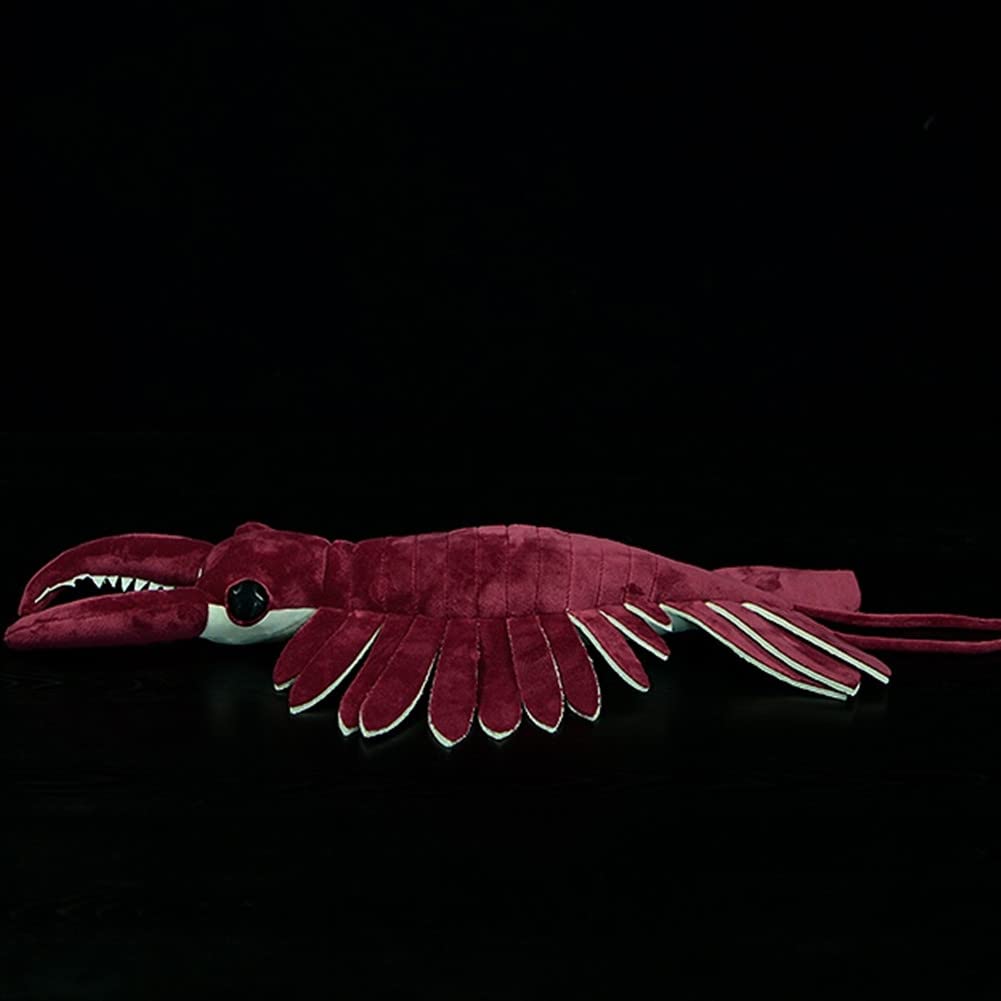 BABY FRANKIEZHOU Simulation Anomalocaris Plush Toy 21 Inch, Cute Soft Anomalocaris Stuffed Animal for Kids Boys and Girls, Red