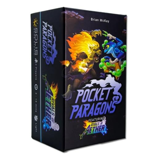 Pocket Paragons: Rivals of Aether- Intense Two Player Battles in The World of Rivals of Aether! Fighting Card Game for Ages 15+, 10 Minute Playtime