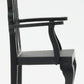 Classics by Handley Dollhouse Miniature Arm Chair, Black