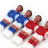CATCYLUIS 4PCS Foosball Men, Table Soccer Men Player, Soccer Player Set, Plastic Replacement Parts, Foosball Replacement Players for Football Table