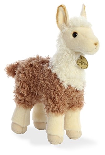 Aurora® Realistic Miyoni® 2 Tone Llama Stuffed Animal - Lifelike Details Make a Cherished Companion - Perfect for Decorating Bedrooms or Classrooms