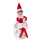 The Elf on the Shelf Box Set with Elf (Dark Tone Girl), Storybook and Claus Couture Collection Candy Cane Classic Dress Accessory [Multi-Item Bundle]