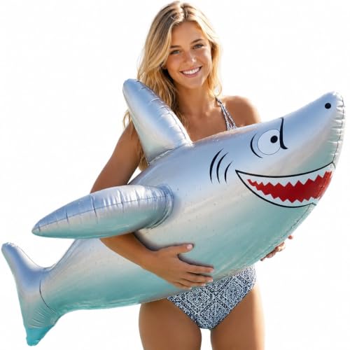 One 40" Long Vinyl Inflatable Shark