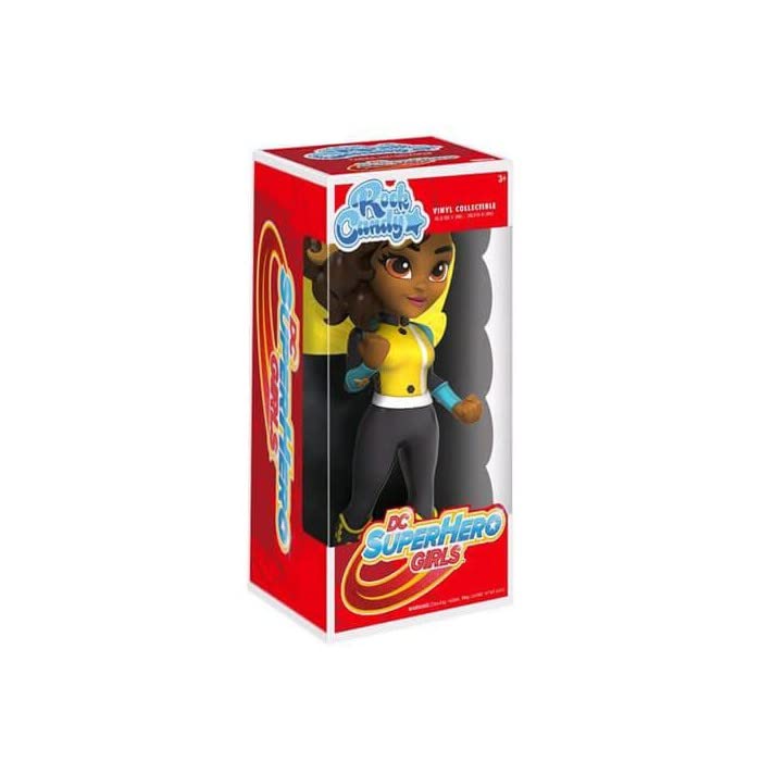 Funko Girls Rock Candy: DC Super Hero-Bumble Bee Action Figure