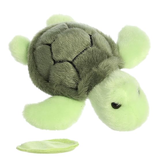 Aurora® Adorable Shoulderkins™ Saavy Sea Turtle™ Stuffed Animal - Fun Buddy that Can Go Everywhere with You - Perfect for Kids 3+ Years and Costumes