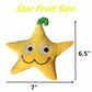 Suyudian 3 PCS PVZ Plant and Zombies Plush Plants Sets 1 2 Stuffed Soft Toys Laser Beans, Star Fruit, Citron, PVZ Figure Doll,Great Gifts for Boys