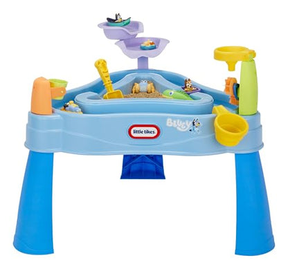 Little Tikes Bluey Water Table with 6 Accessories, Bluey Active Play, for Boys and Girls Ages 1-6 Years
