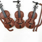 Miniature Violin, Tiny Violin Mini Musical Instrument, Miniature Model Dollhouse, Furniture Crafts Ornament for Dollhouse Fairy Garden Decoration