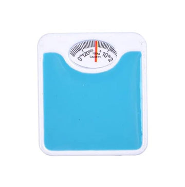 1Pc Blue 1/12 Miniature Weight Scale Dollhouse Decoration Accessories, DIY Doll House Kit