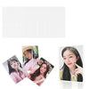 Baskiss 100 Packs Photocard Sleeves, 58 x 89 mm Thick 200 Microns Idol Card Protector Trading Shield for 3 inch Polaroid Kpop Album MD Photo