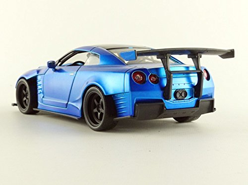 Jada Fast & Furious 1:24 2009 Brian's Nissan GT-R R35 Ben Sopra Die-cast Car, Toys for Kids and Adults