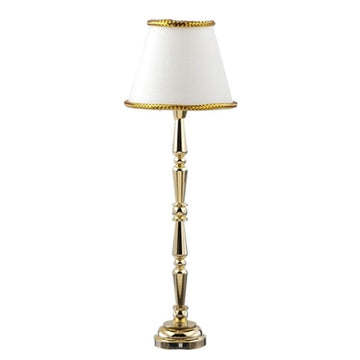 Melody Jane Dolls Houses Dollhouse LED Brass Floor LAMP
