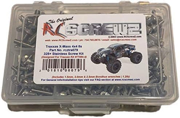 tra079 - Compatible with Traxxas X-Maxx 8s (77086-4) Stainless Steel Screw Kit