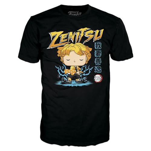 Funko Pop! Boxed Tee: Demon Slayer - Zenitsu - XL