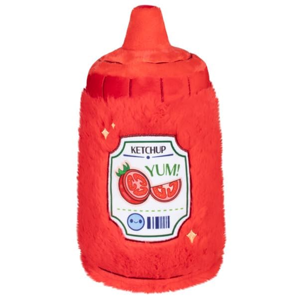 Squishable - Mini Ketchup - Comfort Food Collection - 11.5 in - Soft Toy Collectible Stuffed Animal