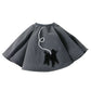 Sophia's 18" Doll 3 pc. Gray Poodle Skirt, Short-Sleeved Peter Pan Collar Blouse and Pink Neck Scarf