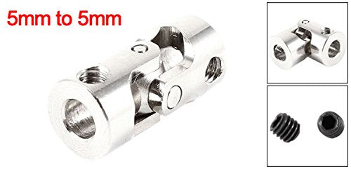 uxcell 5mm to 5mm Dia Rotatable Universal Joint Fitting for RC Model Airplane