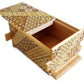 Bene Gifts Japanese Yosegi Puzzle Box 5 Sun 21 Moves
