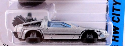 HOT WHEELS 2015 RELEASE BACK TO THE FUTURE TIME MACHINE HOVER MODE DIE-CAST