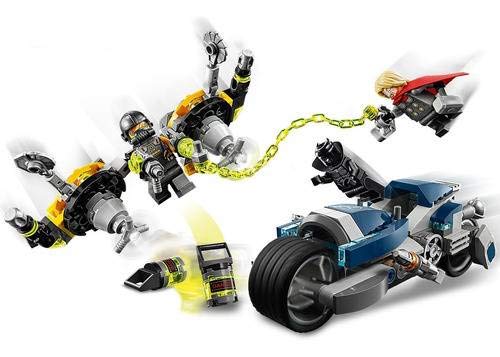 LEGO Marvel Avengers Speeder Bike Attack 76142 Black Panther and Thor Buildable Superhero Toy, Great Gift for Kids, New 2020 (226 Pieces)