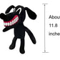EICHIMEOW 4PCS Siren Head Plush Toys Family Cartoon Cat Cartoon Dog