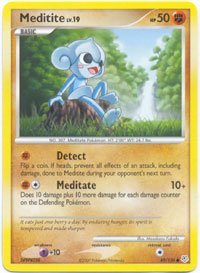 Pokemon - Meditite (89) - Diamond & Pearl