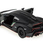 KiNSMART Lamborghini Veneno 1:36 Scale 5 Inch Die Cast Metal Model Toy Super Car (Black (Matt))