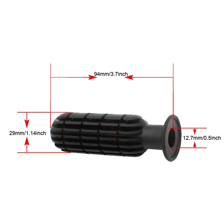 SquEqu 4 Pack Foosball Table Handle Grip Replacement Football Game Rod Handles Stick End Cap Grips for Desktop Soccer Tabletop Parts Repair Table Top