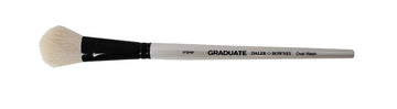 Daler Rowney - 212152075 - Craft Kit - Oval Graduate Brush in Goat White Bristles for Badigeon Effect - Size 3/4
