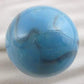 Big Game Toys Large 2" (50mm) Dinosaur Egg Toe Breaker Blue on Blue Swirl Glass Marble w/Stand