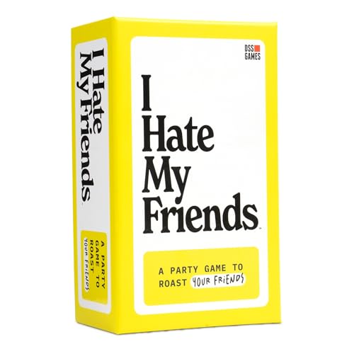 DSS Games I Hate My Friends [Hilarious Roast Party Game for Adults | Funny Friend Card Game for Game Night, Bachelorette Parties, College Parties