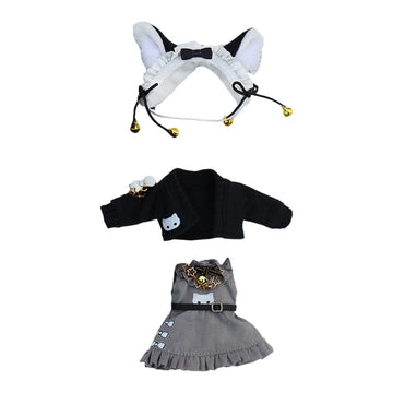 niannyyhouse OB11 Doll Clothes Cat Suit, 1/12 Scale, Action Figure Outfit