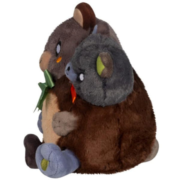 Squishable - Mini Two - Headed Bear - Spooky Collection - 9 in - Soft Toy Collectible Stuffed Animal