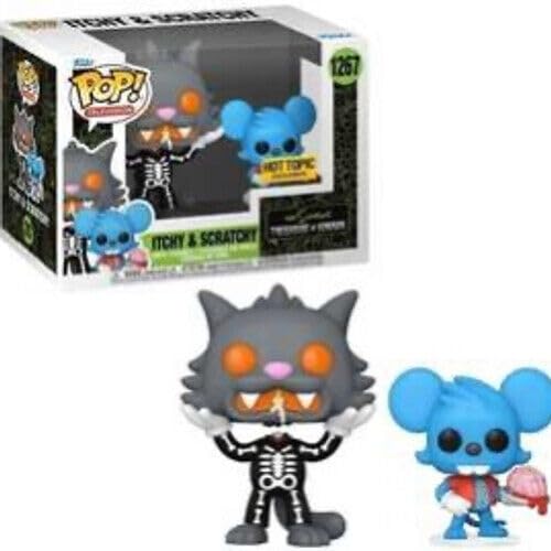 Pop! Television: The Simpsons Treehouse of Terror - Itchy & Scratchy #1267 2-Pack (Hot Topic Exclusive)