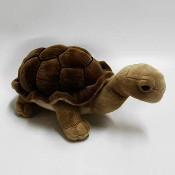 TAMMYFLYFLY Tortoise Plush Toy - 10inch Lifelike Brown Tortoise Stuffed Animals Animals Model Dolls 26cm