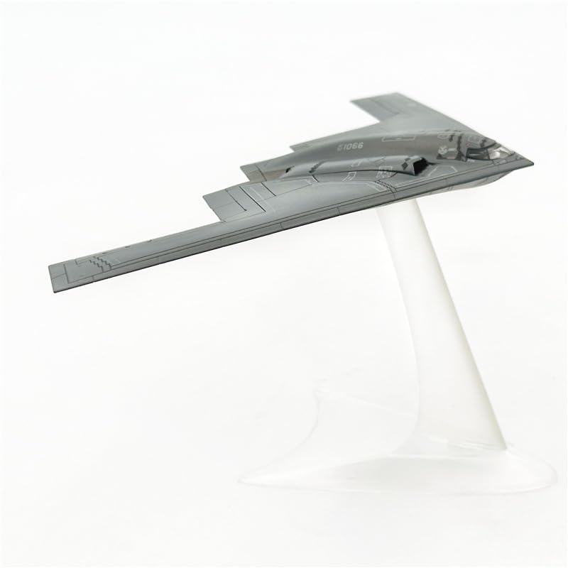 LATUROP 1/200 B-2A Spirit Stealth Bomber, Metal Pre-Assembled Aircraft Model, Military Diecast Airplane with Display Stand for Collection or Gift.