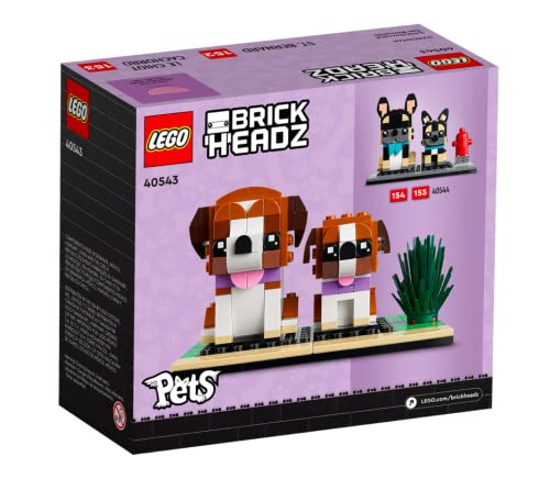 Lego BrickHeadz Saint Bernard Dog and Puppy Set 40543
