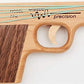 Elastic Precision Model PPK Rubber Band Gun Made from Solid Hardwoods with Rapid-Fire Semi-Automatic Action and Walnut Grips