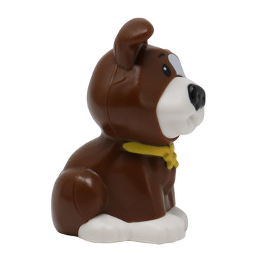 Fisher-Price Replacement Part for Collectible Little People Alphabet Fun Zoo Safari Farm Playset JGR92 - Replacement Letter D Brown Puppy Dog Figure